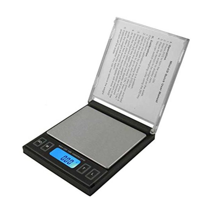 Small Pocket Digital Scale 200g x 0.01g with Calibration Weight & Tray oz  ct gn