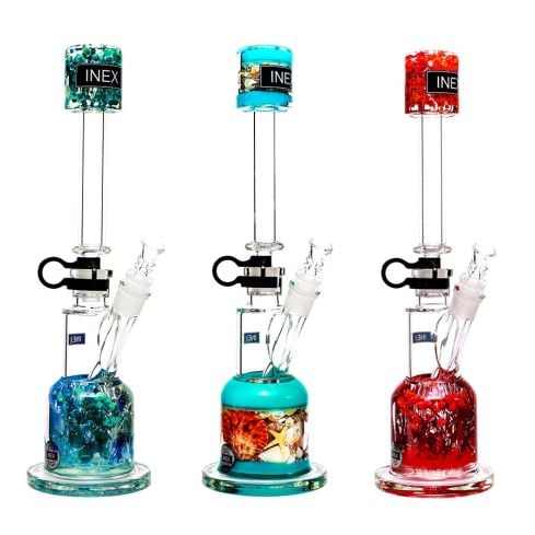 Carnival Glass Water Pipe – CLOUD 9 SMOKE CO.